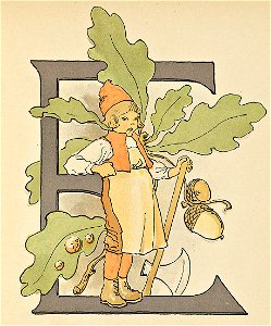 Prinsarnes blomsteralfabet E