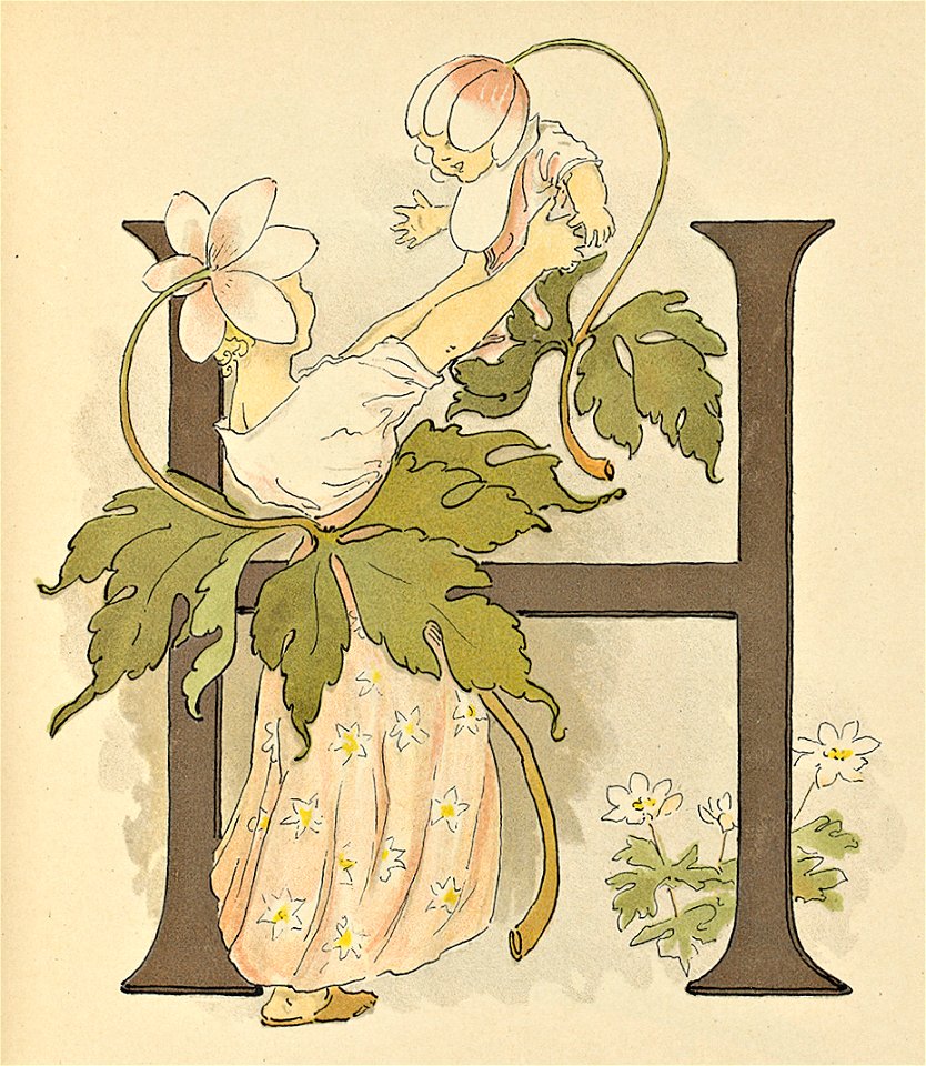 Prinsarnes blomsteralfabet H