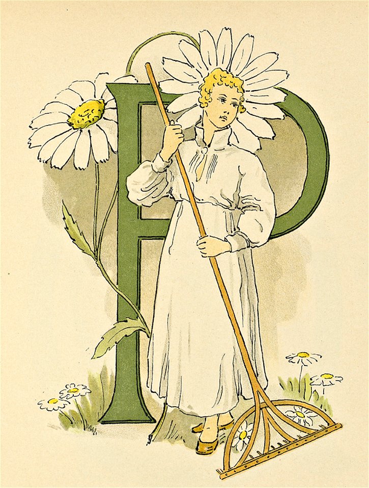 Prinsarnes blomsteralfabet P