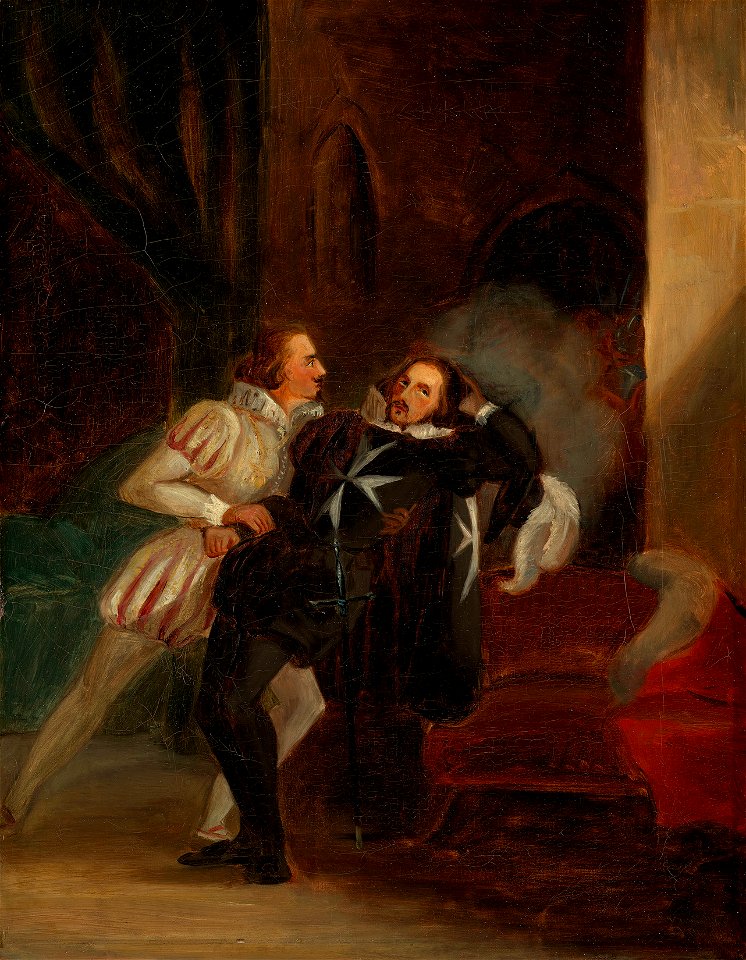 Prince Albert, Prince Consort, consort of Victoria, Queen of the United Kingdom (1819-61) - The Death of the Marquis of Posa - RCIN 403619 - Royal Collection