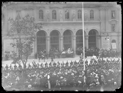 Prins Carl och prinsessan Ingeborgs ankomst till Stockholm 1897-09-09 - Livrustkammaren - 8651