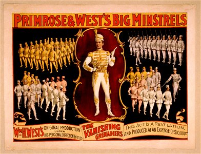 Primrose & West's Big Minstrels LCCN2014637011. Free illustration for personal and commercial use.