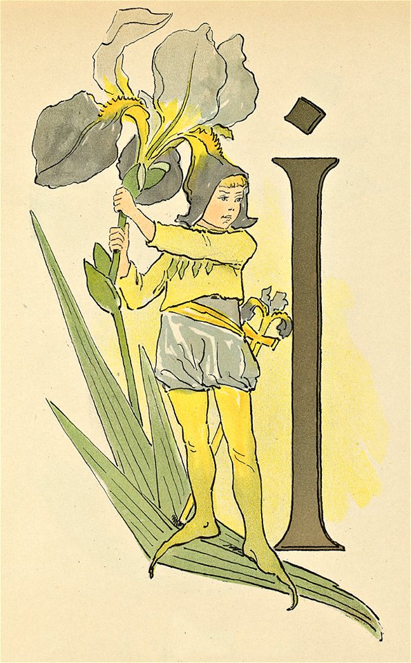 Prinsarnes blomsteralfabet I