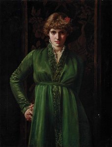 Valentine Cameron Prinsep - The green dress