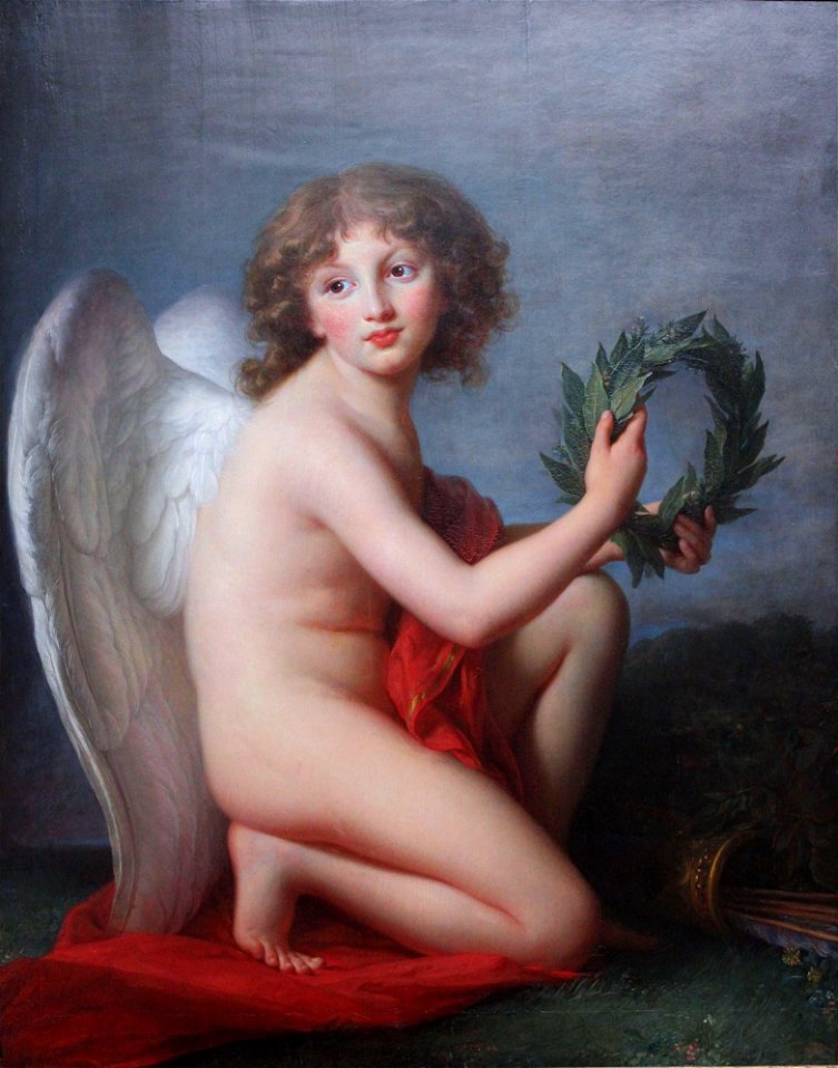 Prince Heinrich Lubomirski as Genius of Fame by E.Vigee-Lebrun (1789, Gemäldegalerie, Berlin)
