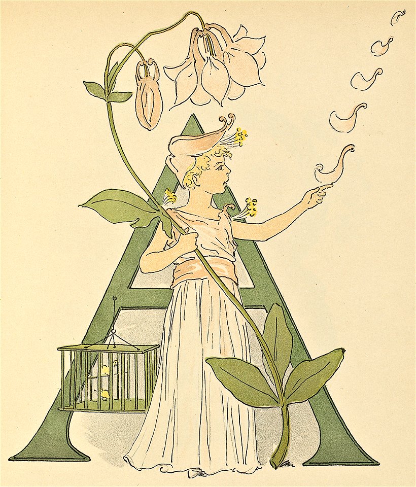 Prinsarnes blomsteralfabet A