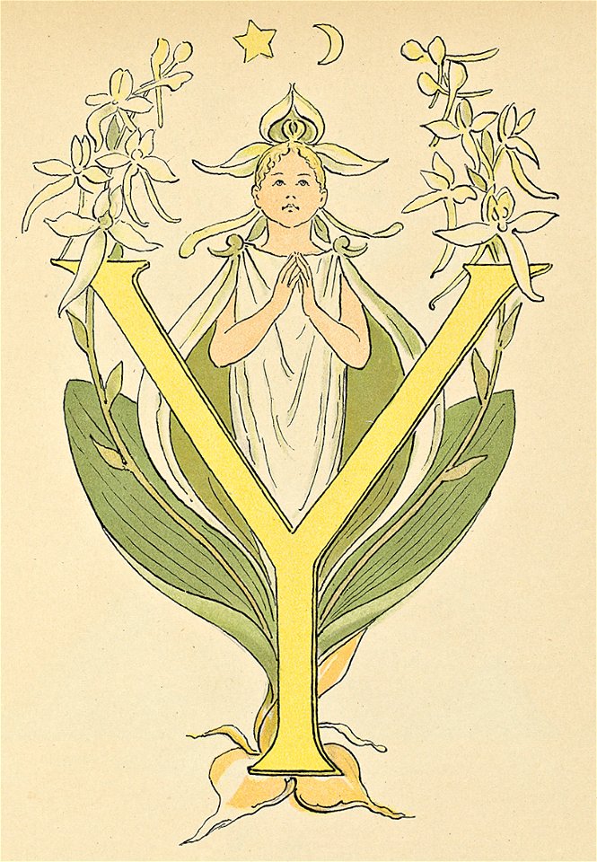 Prinsarnes blomsteralfabet Y