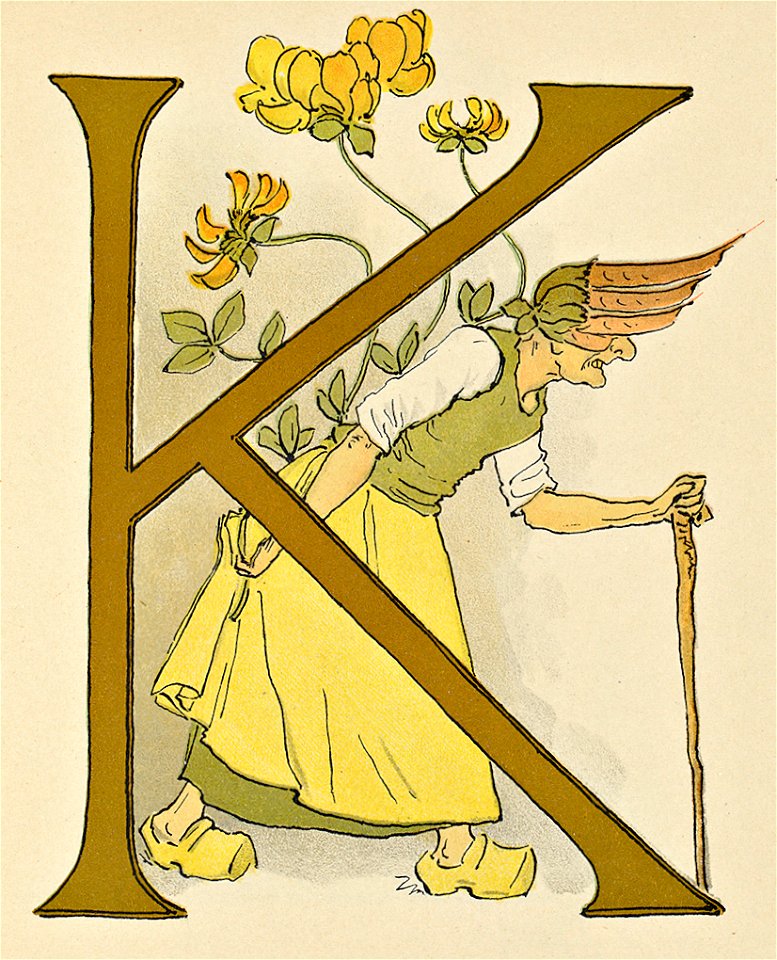 Prinsarnes blomsteralfabet K