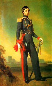 Prince Antoine of Orleans, Duke of Montpensier by Winterhalter (Real Alcázar de Sevilla). Free illustration for personal and commercial use.
