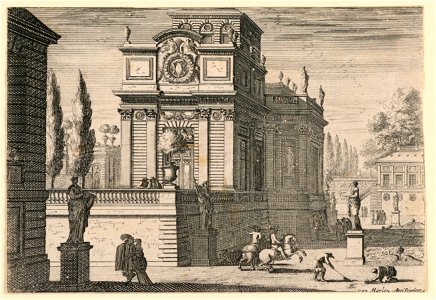 Print, A park of a castle, ca. 1650 (CH 18571205)