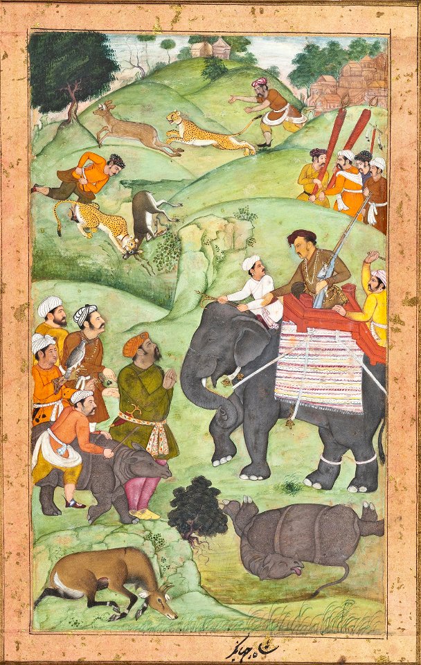 Prince Salim at a Hunt
