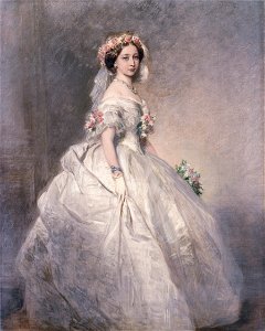 Princess Alice in court dress