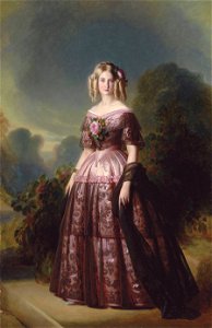 Princess Maria Carolina Augusta of the Two Sicilies (later Duchess of Aumale) from the studio of Franz Xaver Winterhalter (Versailles)