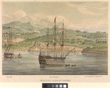 Princess Charlotte. English Camp at Djouni Syria 1840. Shows Powerful RMG PW8043