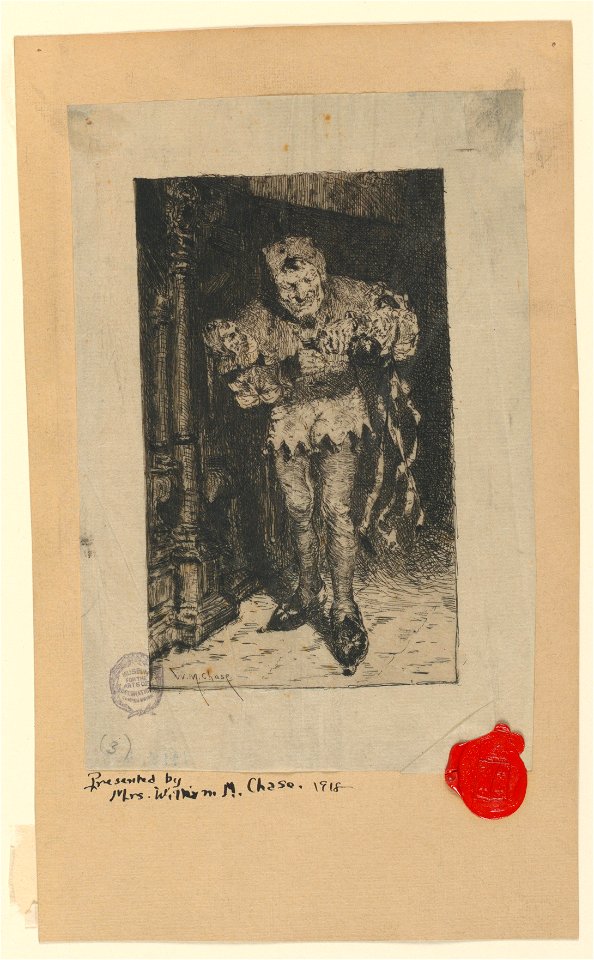 Print, A Jester, ca. 1890 (CH 18204853-2)