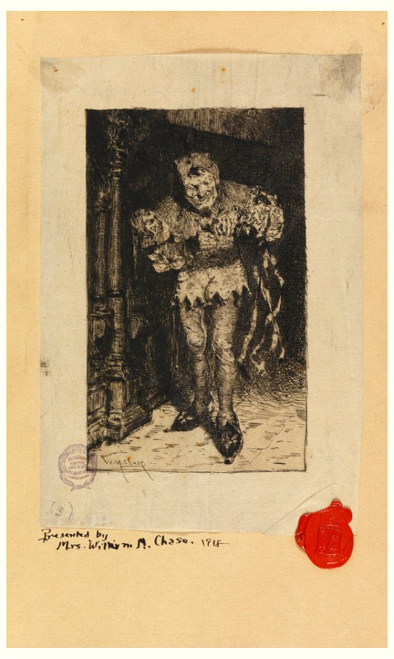 Print, A Jester, ca. 1890 (CH 18204853)