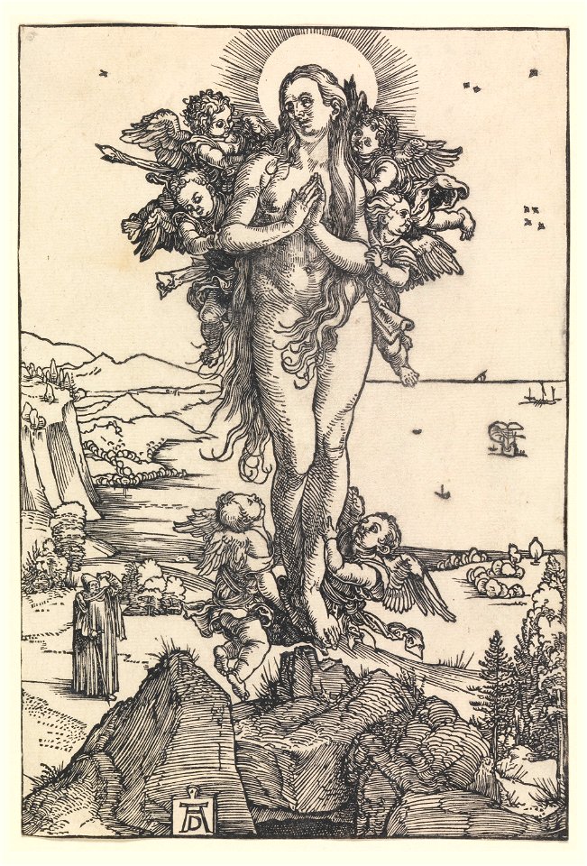 Print, Elevation of Saint Mary Magdalen, ca. 1500 (CH 18382005)