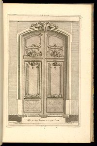 Print, Elevation and Plan of a Portal, 1745 (CH 18242373)