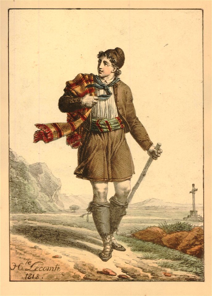 Print, costume print (BM 1866,0512.3064)