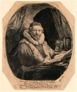 Print, Jan Vytenbogaert (1557–1644), Preacher of the Sect of Arminian Remonstrants, 1635 (CH 18097241-2). Free illustration for personal and commercial use.