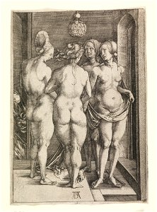 Print, Four Nude Women (The Four Witches), 1497 (CH 18383911)