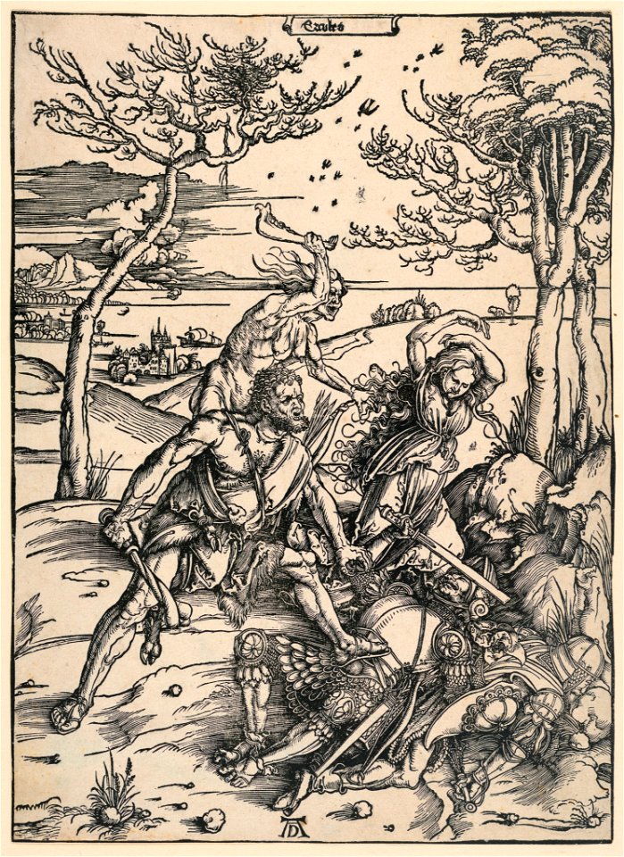 Print, Hercules Conquering the Molionide Twins, ca. 1497 (CH 18384737-2)