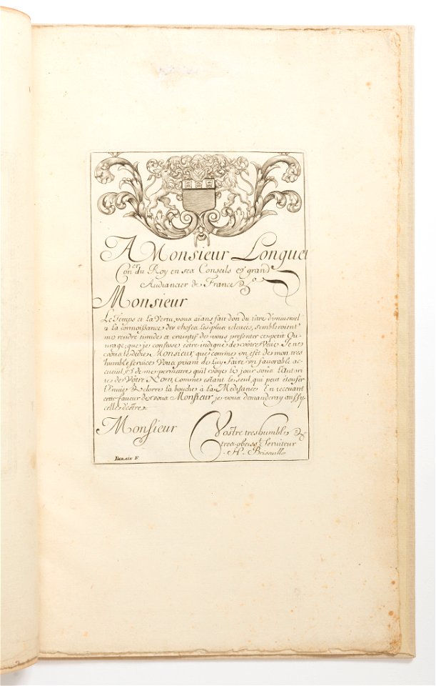 Print, Dedication page, from Diverses pièces de serruriers (Various Designs for Locksmiths), after 1662 (CH 18288453)