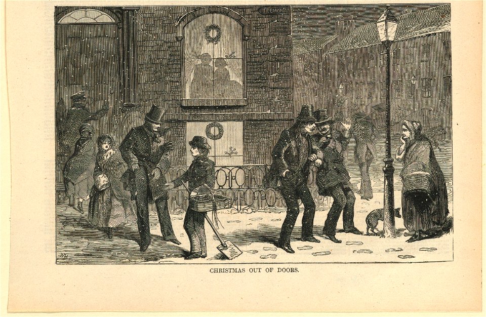 Print, Christmas out of doors, December 1858 (CH 18606423)