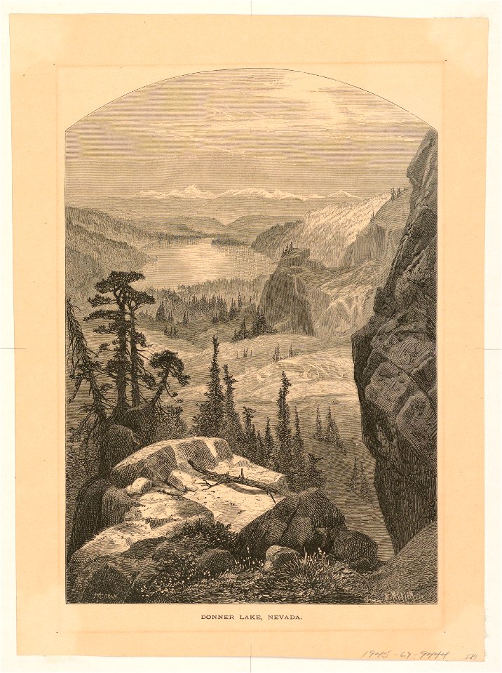 Print, Donner Lake, Nevada, 1874 (CH 18601611)