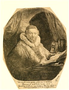 Print, Jan Uytenbogaert, Preacher, 1635 (CH 18553603)