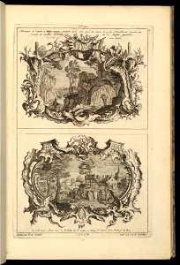 Print, Design for Two Cartouches, 1745 (CH 18241947)