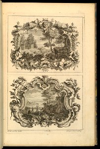 Print, Design for Two Cartouches, 1745 (CH 18241967)