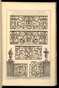 Print, Diverses Pieces d'Ouvrages de Serrurerie, 1745 (CH 18242133)