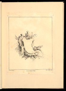 Print, Design for Cartouche Evoking the Sea, 1740 (CH 18251993)