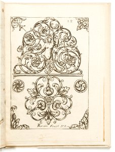 Print, Plate 12, from Diverses pièces de serruriers (Various Designs for Locksmiths), 1662 (CH 18233289)