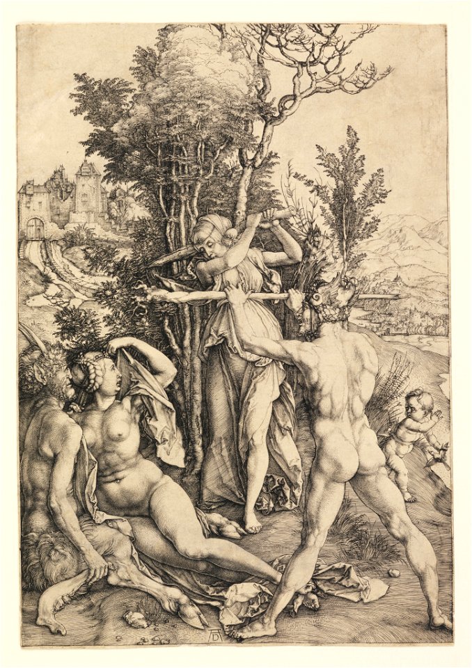 Print, Hercules at the Crossroads (The Effects of Jealousy), before 1500 (CH 18384587)