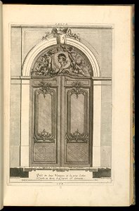 Print, Elevation and Plan of a Portal, 1745 (CH 18242347)