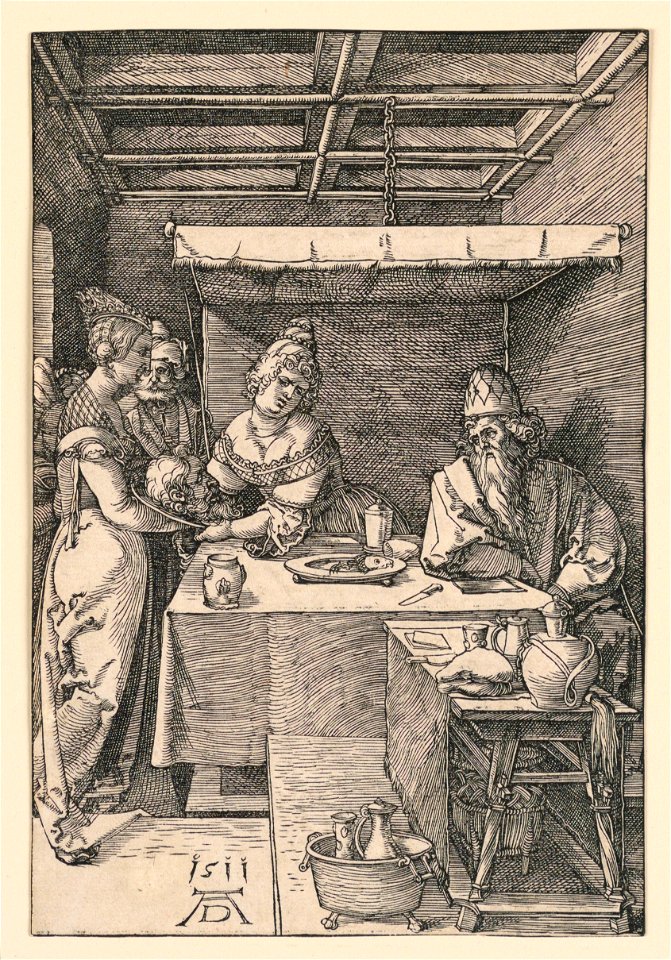 Print, Herodias With The Head Of John The Baptist, 1511 (ch 18384757-2 