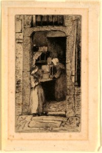 Print, La Marchande de Moutarde, 1858 (CH 18422421)