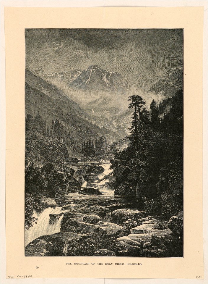 Print, Mountain of the Holy Cross, Colorado, 1886 (CH 18601393)