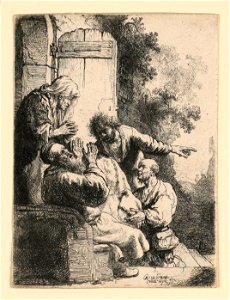 Print, Joseph's Coat Brought to Jacob, ca. 1633 (CH 18390817-2)
