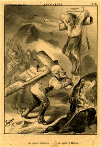 Print, satirical print, newspaper-periodical (BM 1867,1012.704-738 18)
