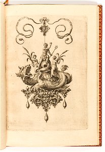 Print, Plate 4, from Bullarum Inaurium etc. Archetypi Artificiosi Pars Altera (Pendants, Earrings, etc. Designs of the Most Skillful Nature, Part Two), 1582 (CH 18286043-2)