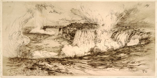Print, Niagara Falls from the Canadian Side, 1885 (CH 18612003)