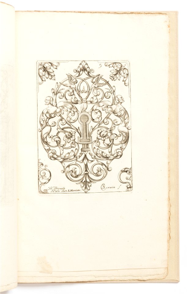 Print, Plate 9, from Diverses pièces de serruriers (Various Designs for Locksmiths), after 1662 (CH 18288397)