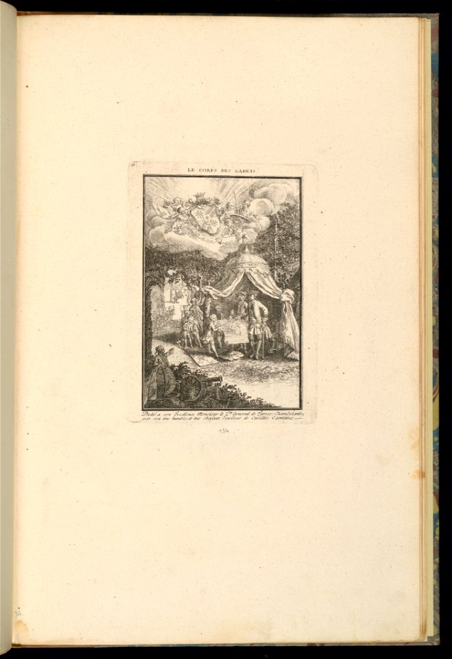Print, Le Corps des Cadets, 1745 (CH 18241809)