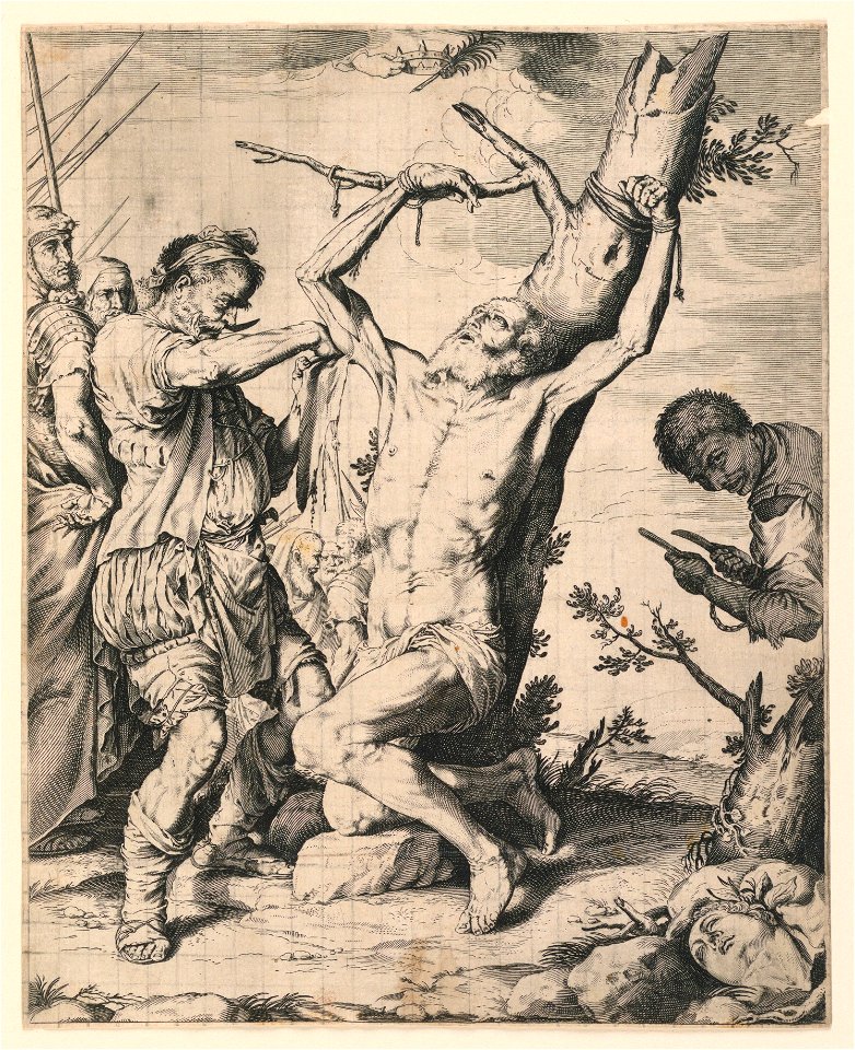 Print, Martyrdom of St. Bartholomew, 1624 (CH 18761169)