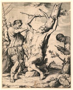 Print, Martyrdom of St. Bartholomew, 1624 (CH 18761169)