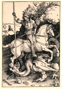 Print, St. George Killing the Dr, 1504–55 (CH 18404243)
