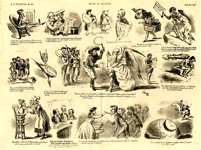 Print, satirical print, newspaper-periodical (BM 1867,1012.704-738 19)